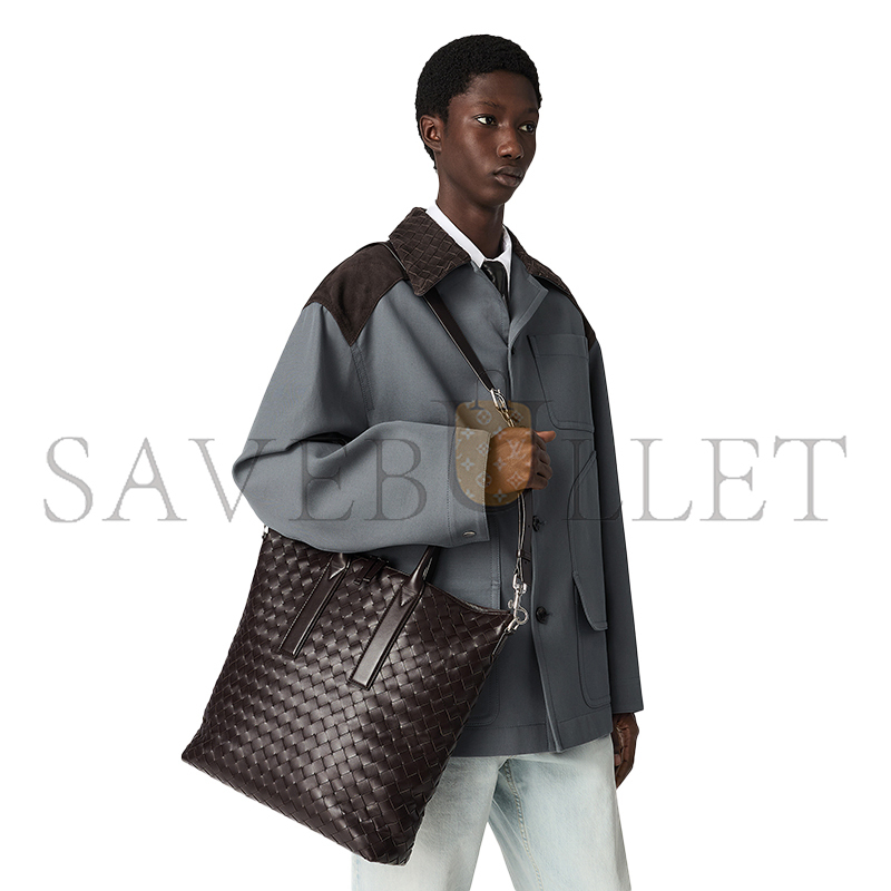 BOTTEGA VENETA INTRECCIATO ZIPPED NORTH-SOUTH TOTE 815783V2HL12145 (39*33.5*8.5cm)